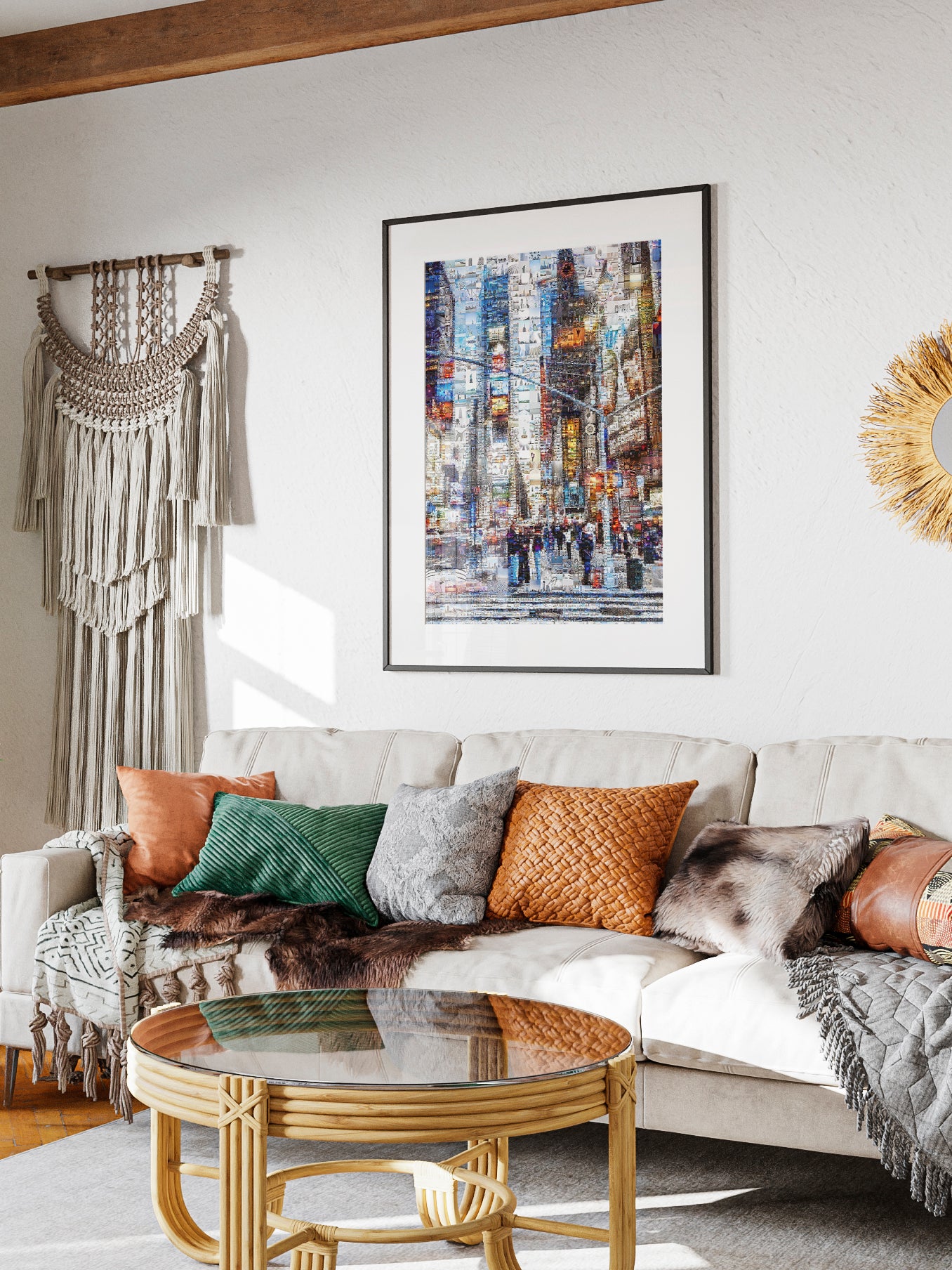 Stunning Cityscape Mosaic Artwork - Unique Home Decor for Art Lovers AtelierMosaics