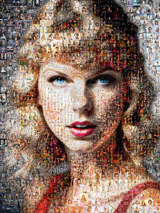 Stunning Taylor Swift Mosaic Artwork - Unique Home Decor for Music Lovers AtelierMosaics