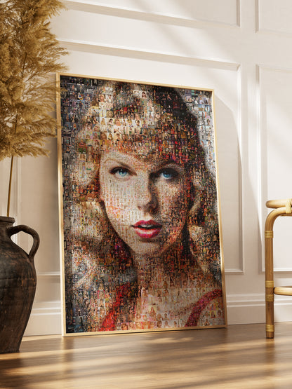 Stunning Taylor Swift Mosaic Artwork - Unique Home Decor for Music Lovers AtelierMosaics