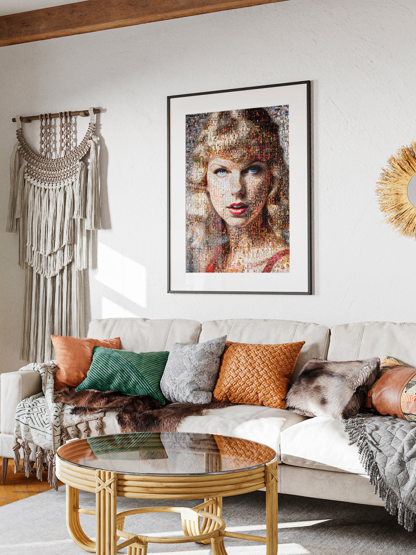 Stunning Taylor Swift Mosaic Artwork - Unique Home Decor for Music Lovers AtelierMosaics