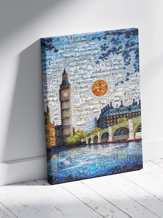 Stunning London Mosaic Artwork - Iconic Landmarks and Vibrant Colors for Home Decor AtelierMosaics