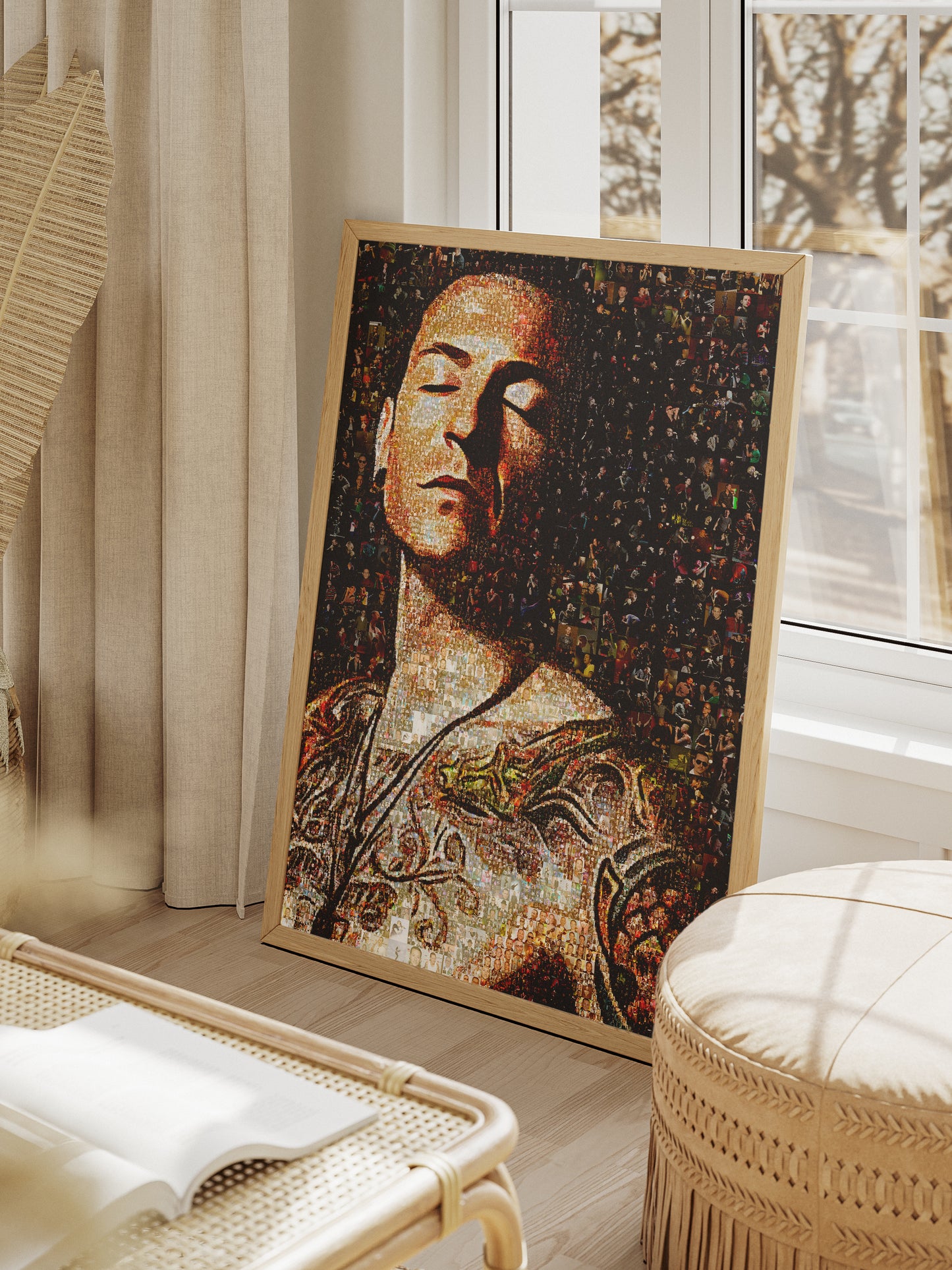 Chester Bennington Mosaic Art - Iconic Tribute to Linkin Park Legend | Unique Wall Decor AtelierMosaics