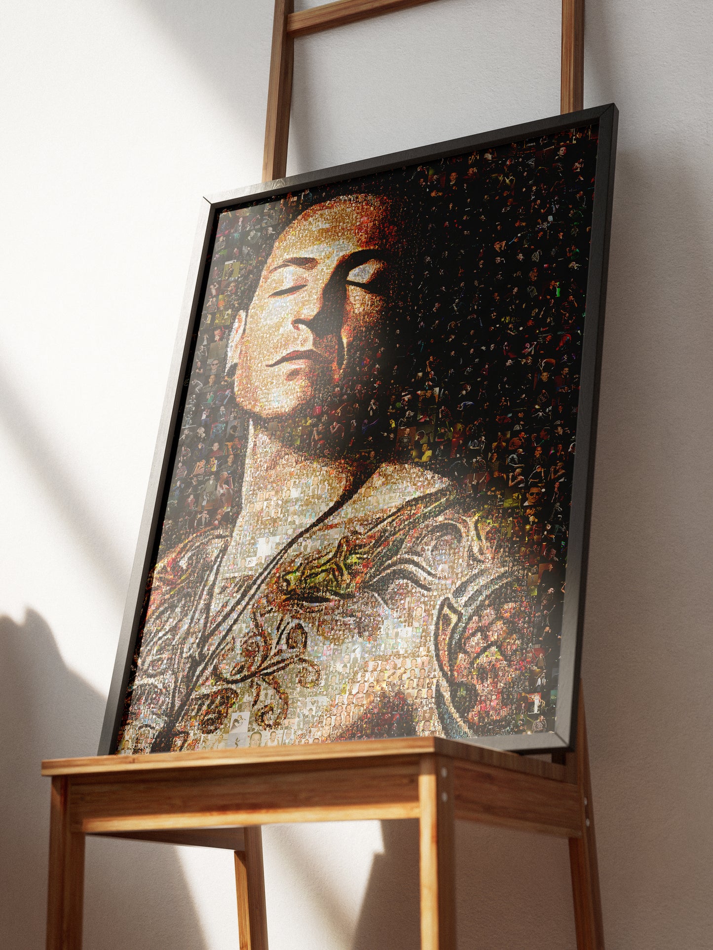 Chester Bennington Mosaic Art - Iconic Tribute to Linkin Park Legend | Unique Wall Decor AtelierMosaics