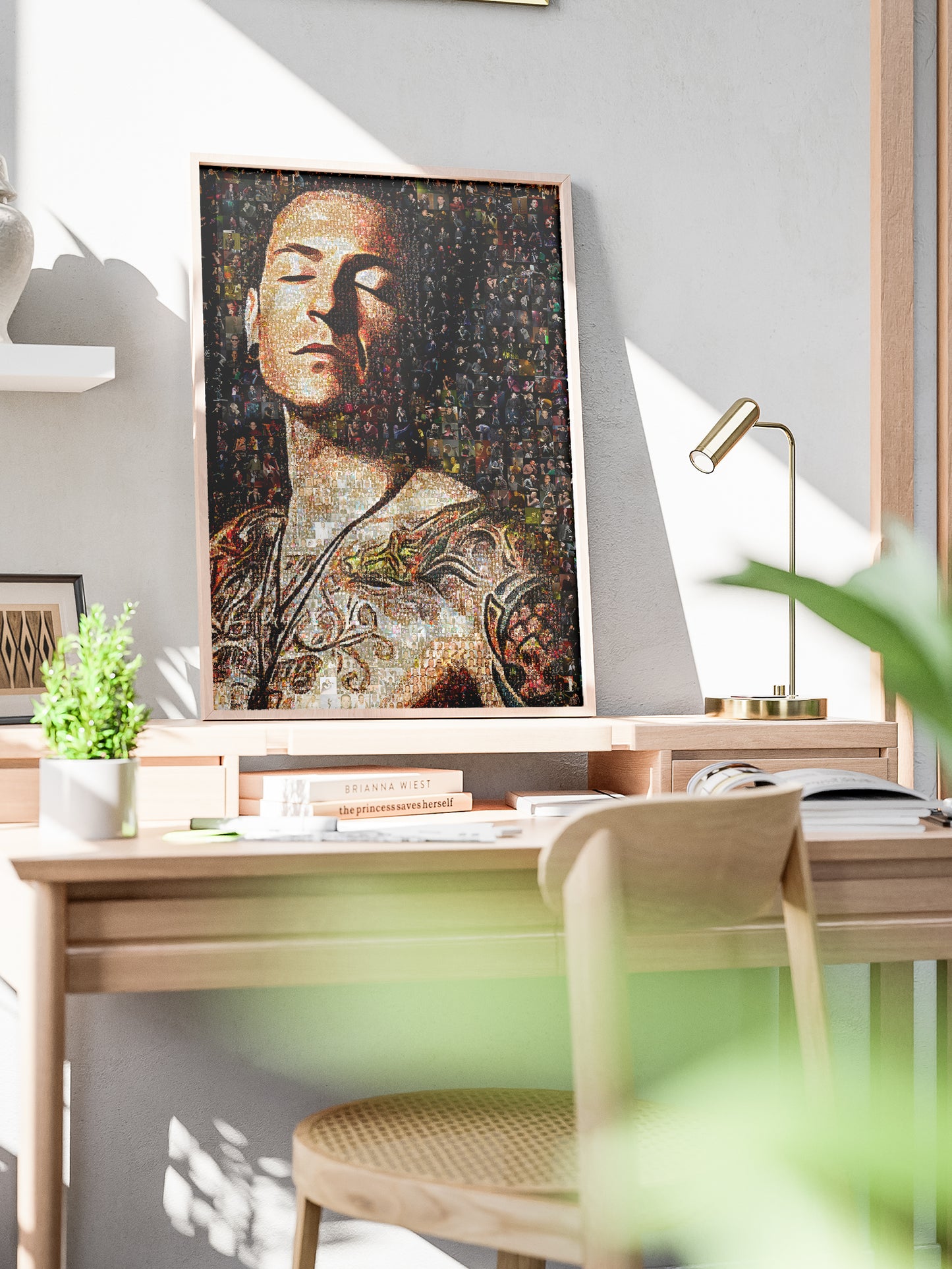 Chester Bennington Mosaic Art - Iconic Tribute to Linkin Park Legend | Unique Wall Decor AtelierMosaics