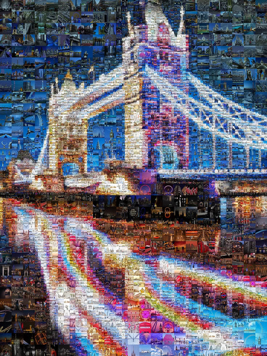 Stunning London Mosaic Artwork - Tower Bridge & Iconic Landmarks AtelierMosaics