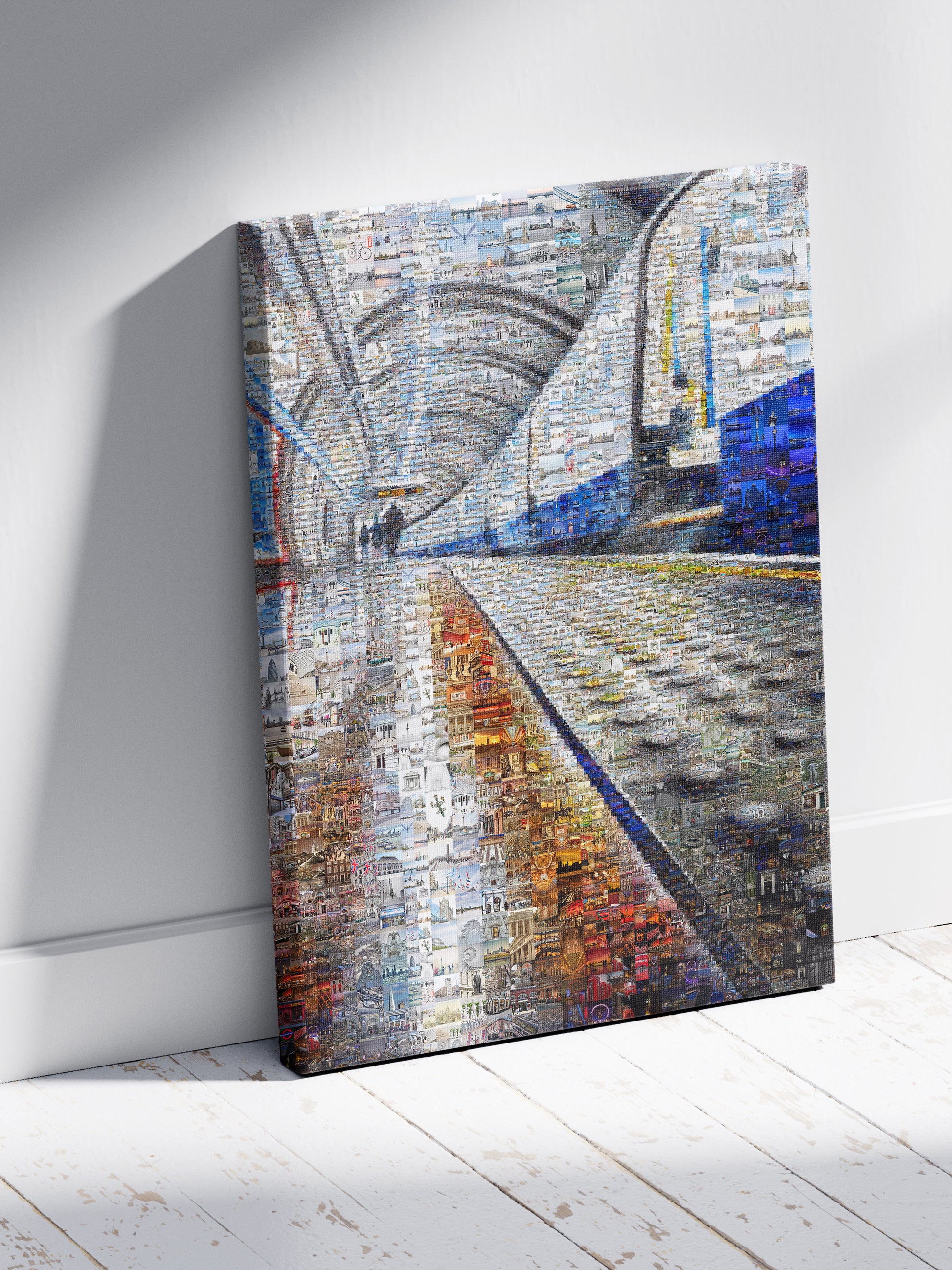 Stunning Mosaic Artwork: Vibrant Cityscape in Intricate Details | Perfect Home Decor and Gift Idea AtelierMosaics