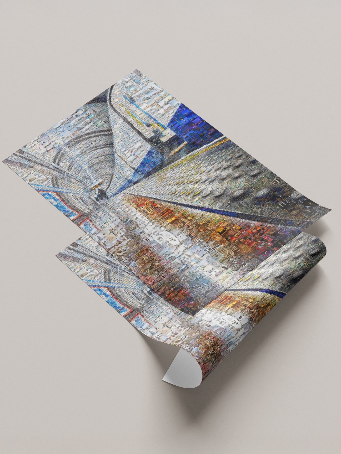 Stunning Mosaic Artwork: Vibrant Cityscape in Intricate Details | Perfect Home Decor and Gift Idea AtelierMosaics