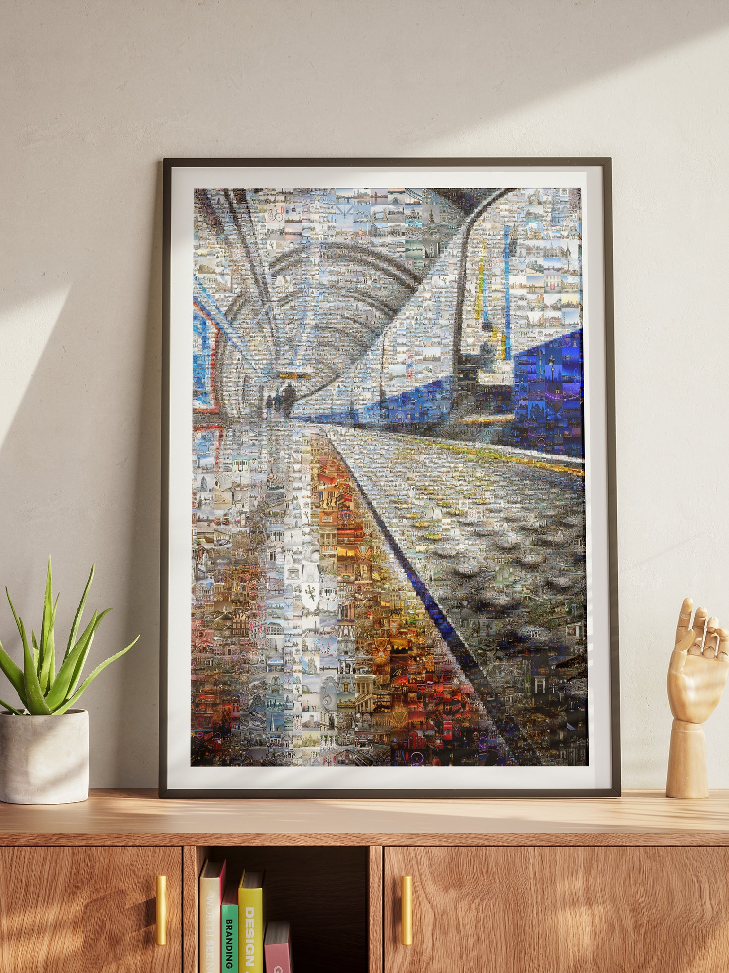 Stunning Mosaic Artwork: Vibrant Cityscape in Intricate Details | Perfect Home Decor and Gift Idea AtelierMosaics
