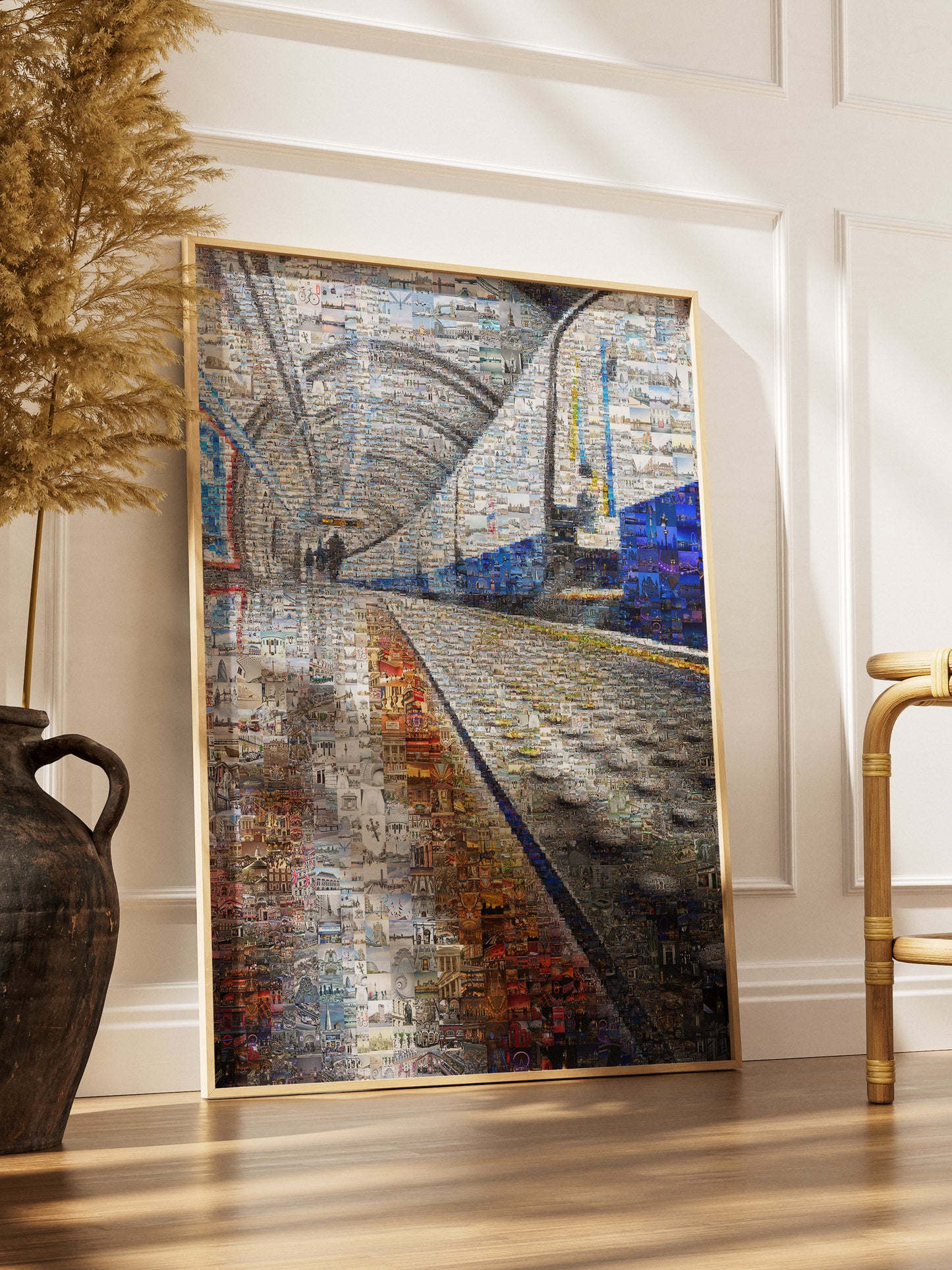 Stunning Mosaic Artwork: Vibrant Cityscape in Intricate Details | Perfect Home Decor and Gift Idea AtelierMosaics