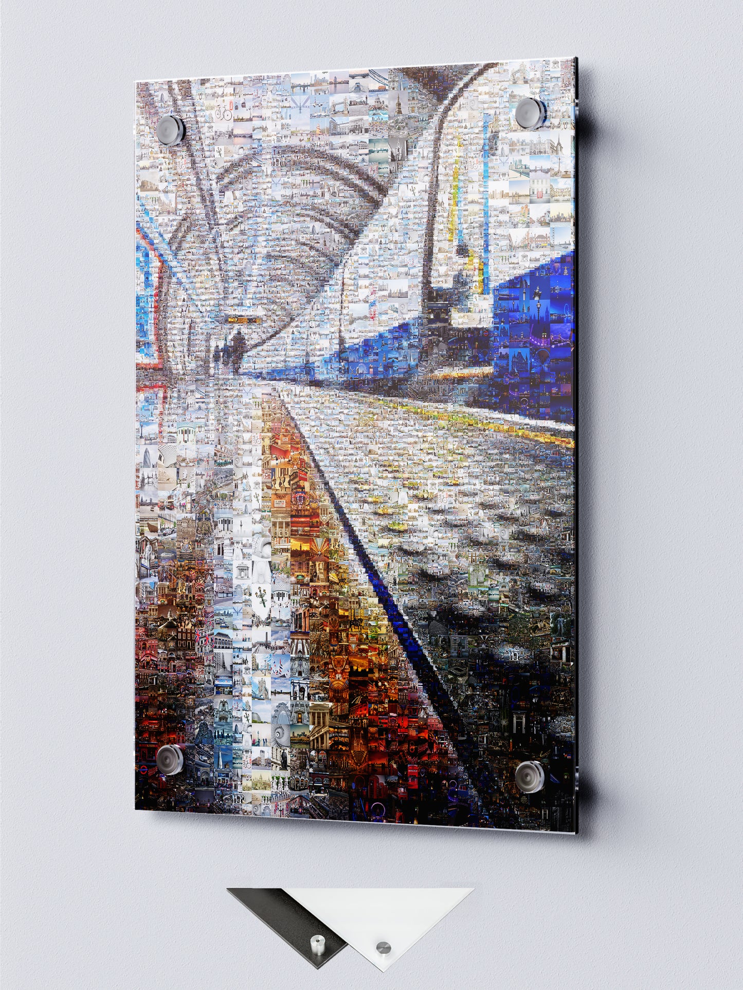 Stunning Mosaic Artwork: Vibrant Cityscape in Intricate Details | Perfect Home Decor and Gift Idea AtelierMosaics