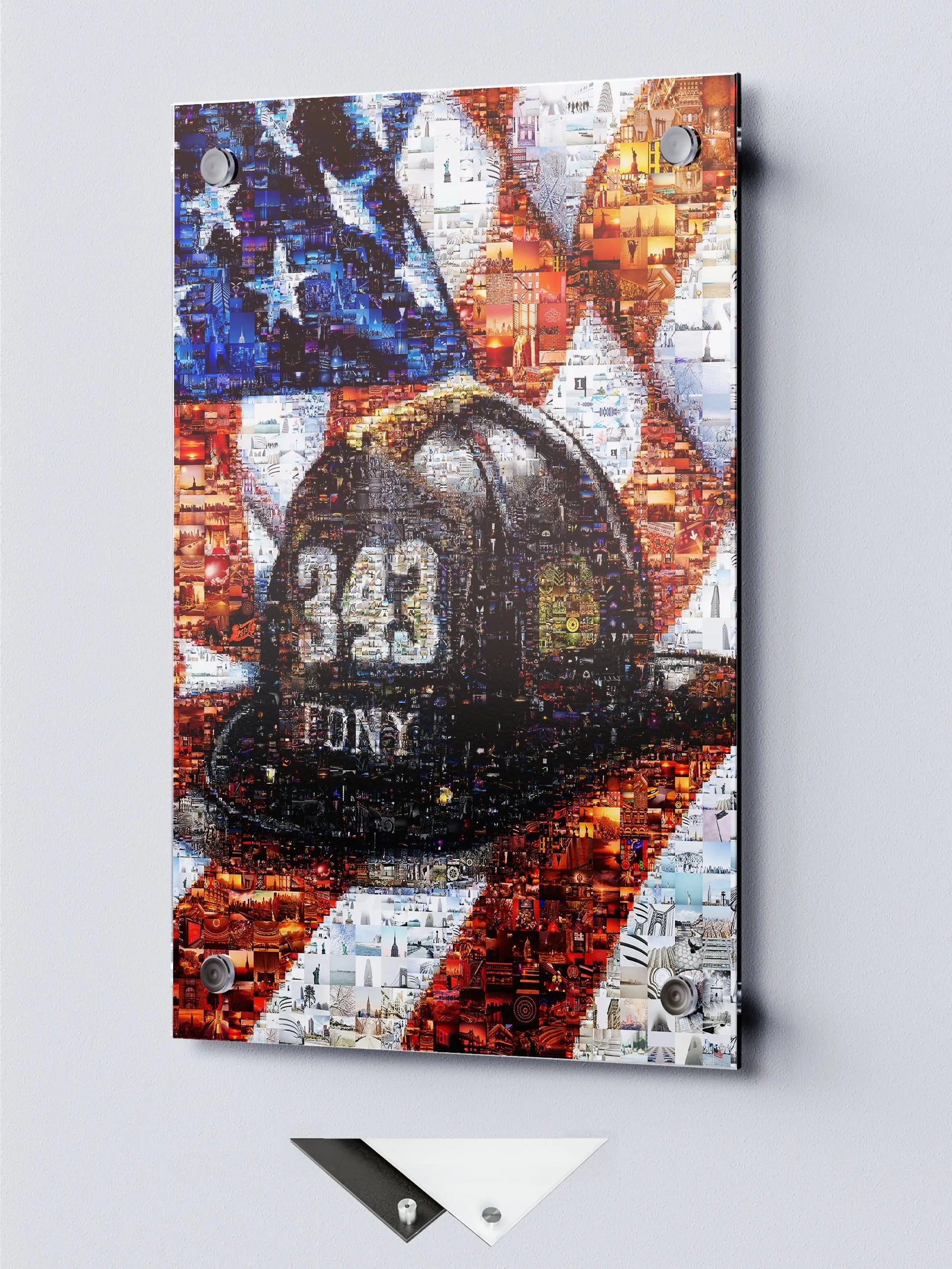 Stunning Firefighter Tribute Mosaic Artwork – 343 Iconic Design Celebrating Bravery and Sacrifice AtelierMosaics
