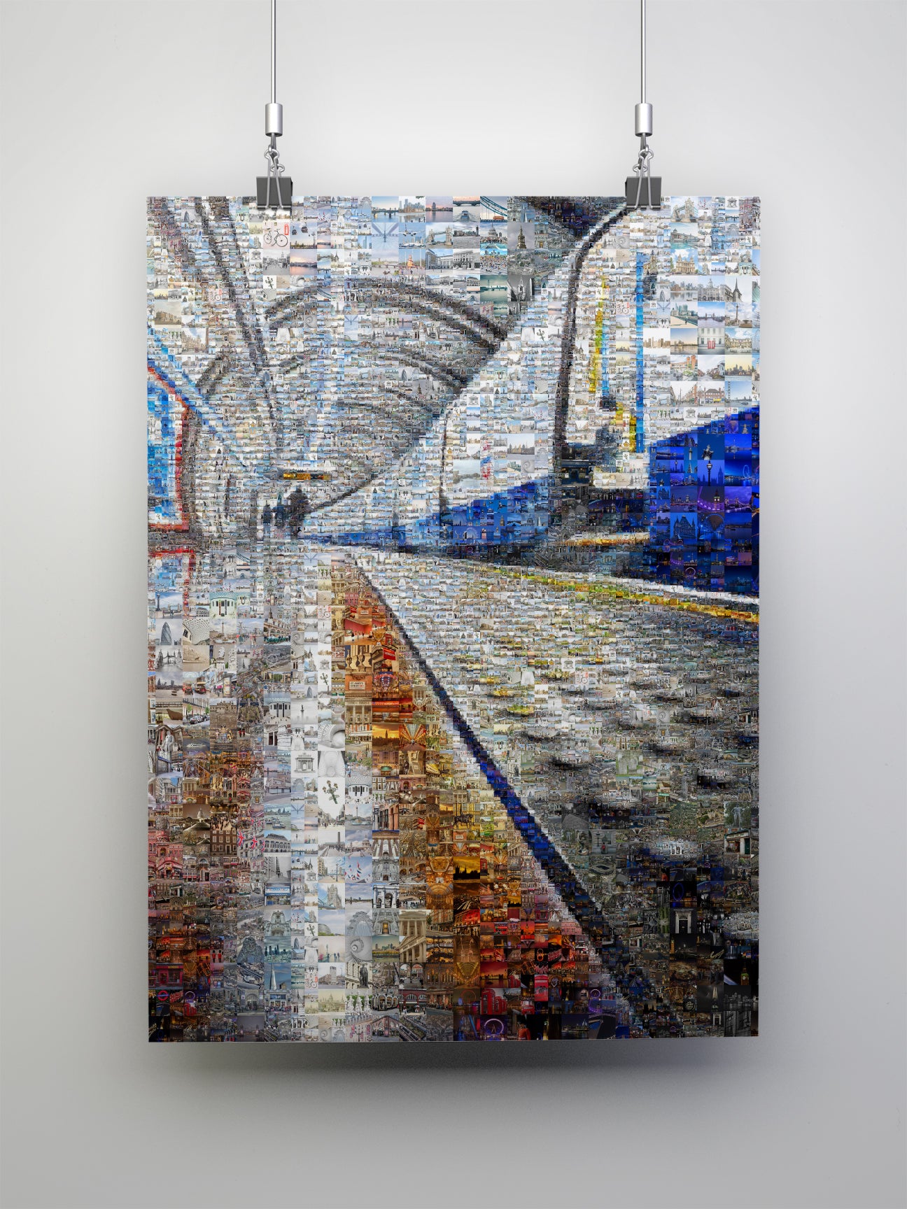 Stunning Mosaic Artwork: Vibrant Cityscape in Intricate Details | Perfect Home Decor and Gift Idea AtelierMosaics