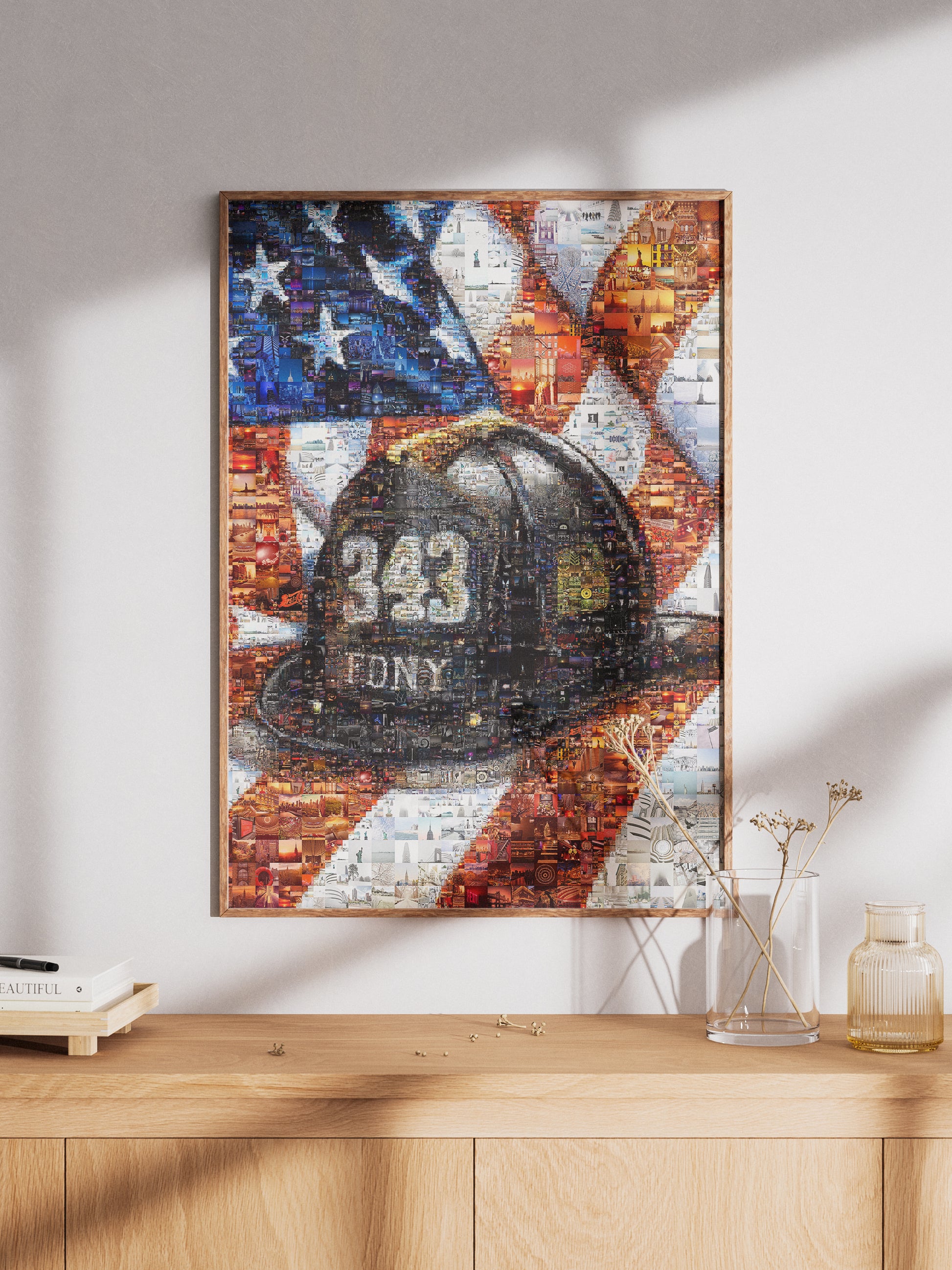 Stunning Firefighter Tribute Mosaic Artwork – 343 Iconic Design Celebrating Bravery and Sacrifice AtelierMosaics