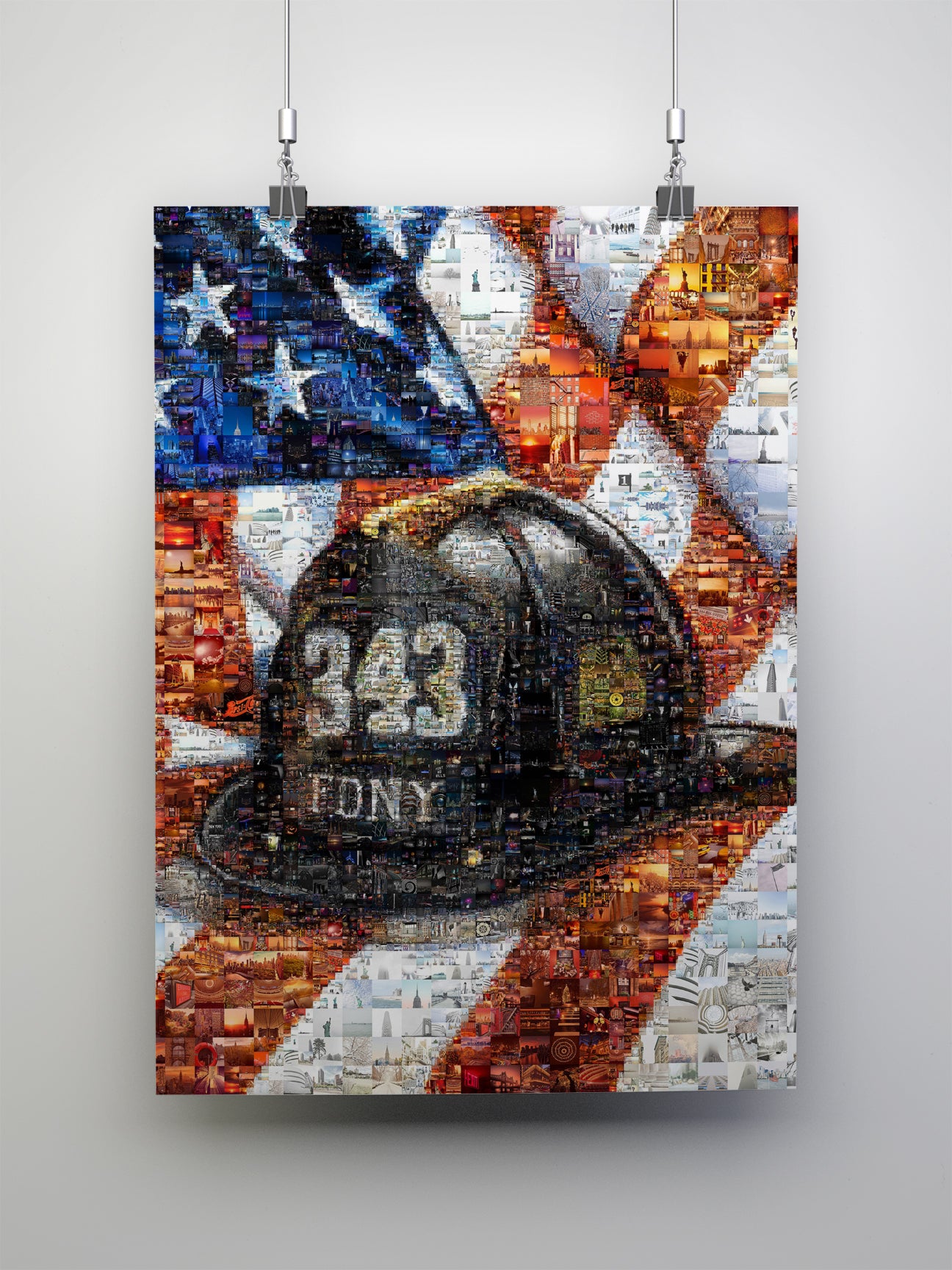 Stunning Firefighter Tribute Mosaic Artwork – 343 Iconic Design Celebrating Bravery and Sacrifice AtelierMosaics
