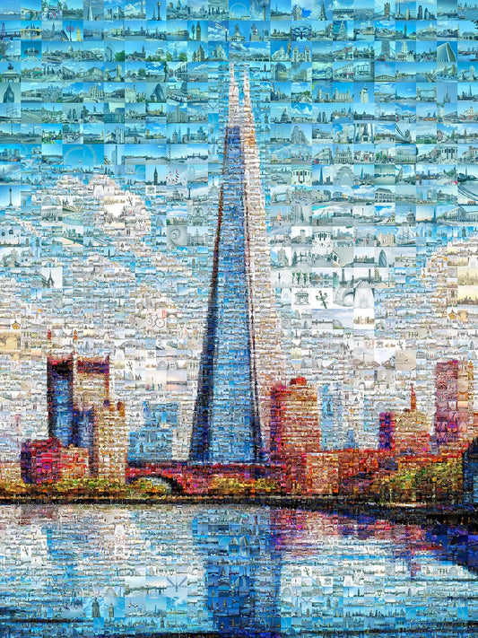 Stunning Mosaic Artwork Featuring Famous Landmarks - Perfect for Home or Office Decor AtelierMosaics