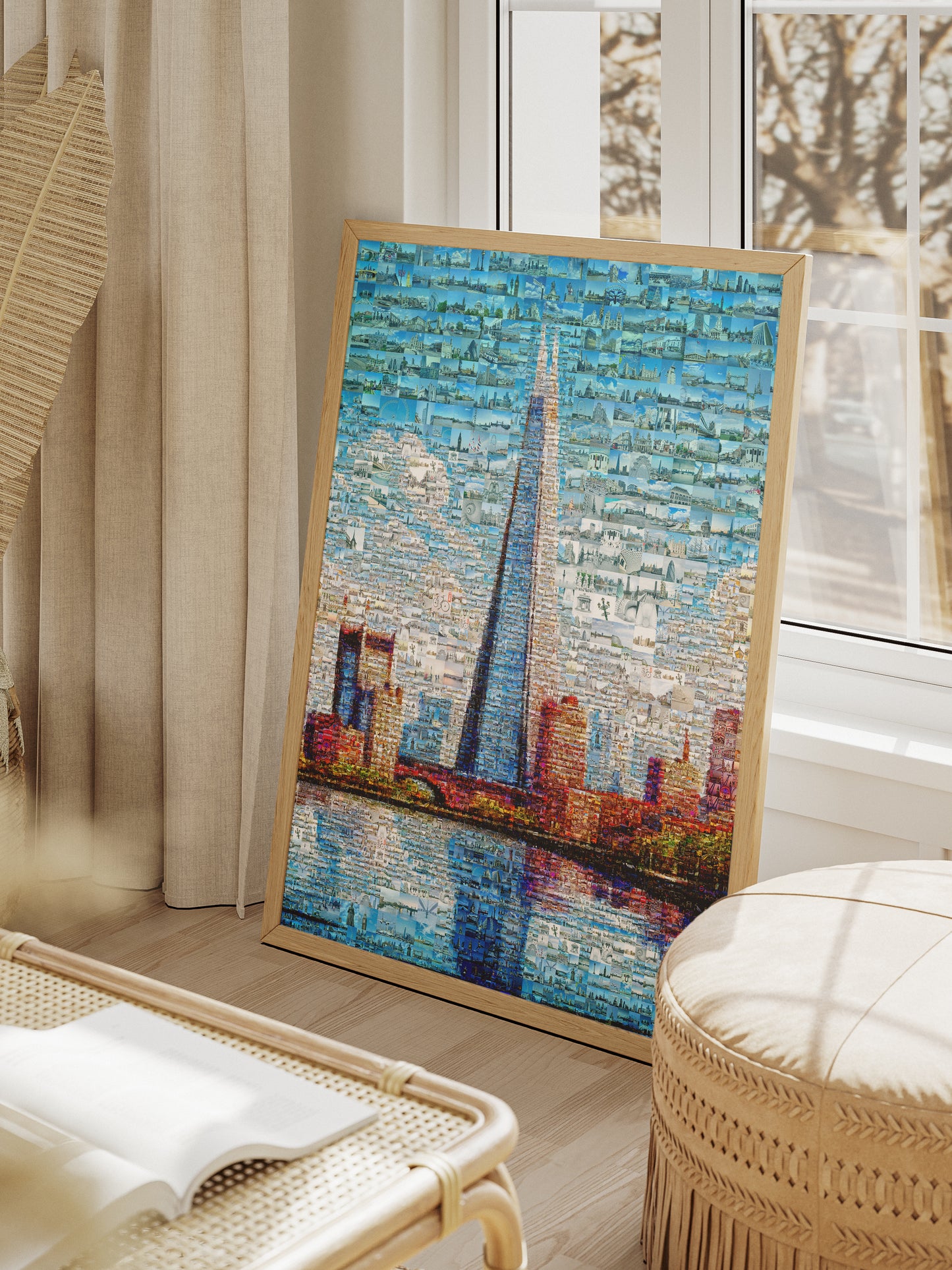 Stunning Mosaic Artwork Featuring Famous Landmarks - Perfect for Home or Office Decor AtelierMosaics