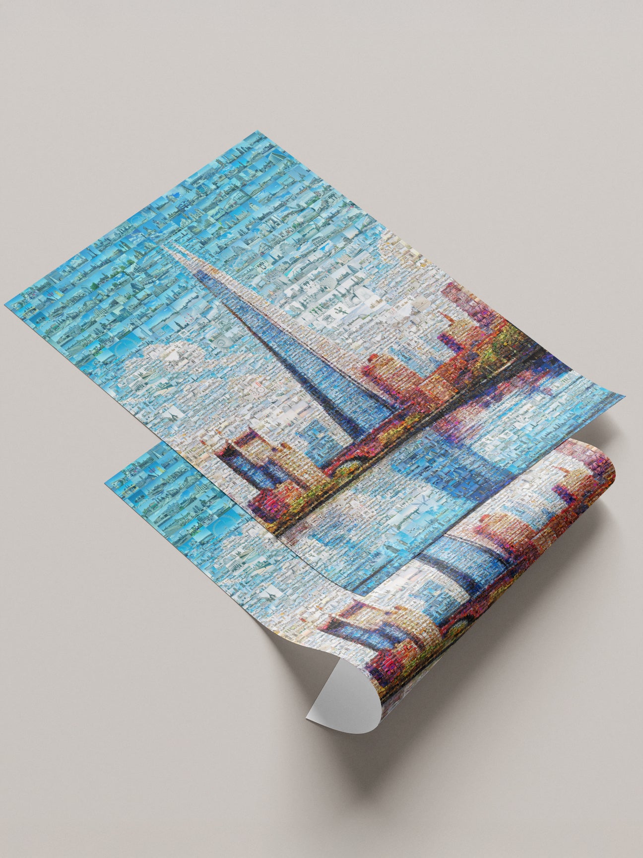 Stunning Mosaic Artwork Featuring Famous Landmarks - Perfect for Home or Office Decor AtelierMosaics