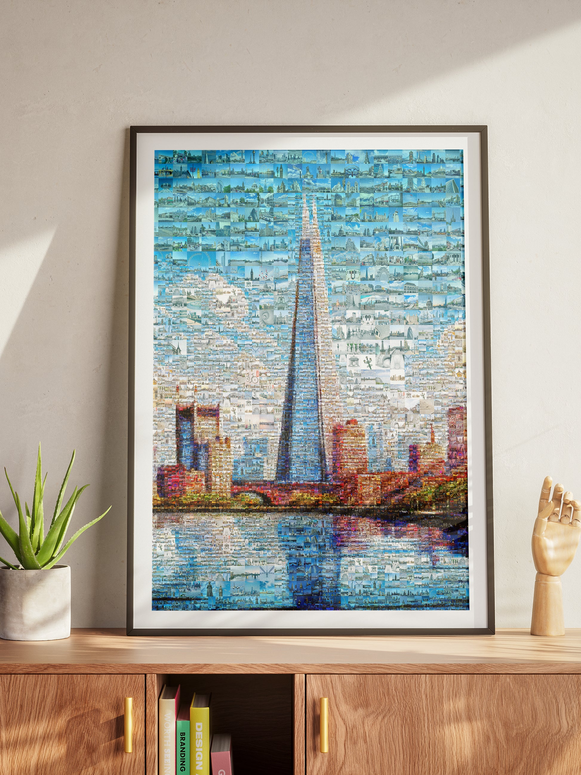 Stunning Mosaic Artwork Featuring Famous Landmarks - Perfect for Home or Office Decor AtelierMosaics