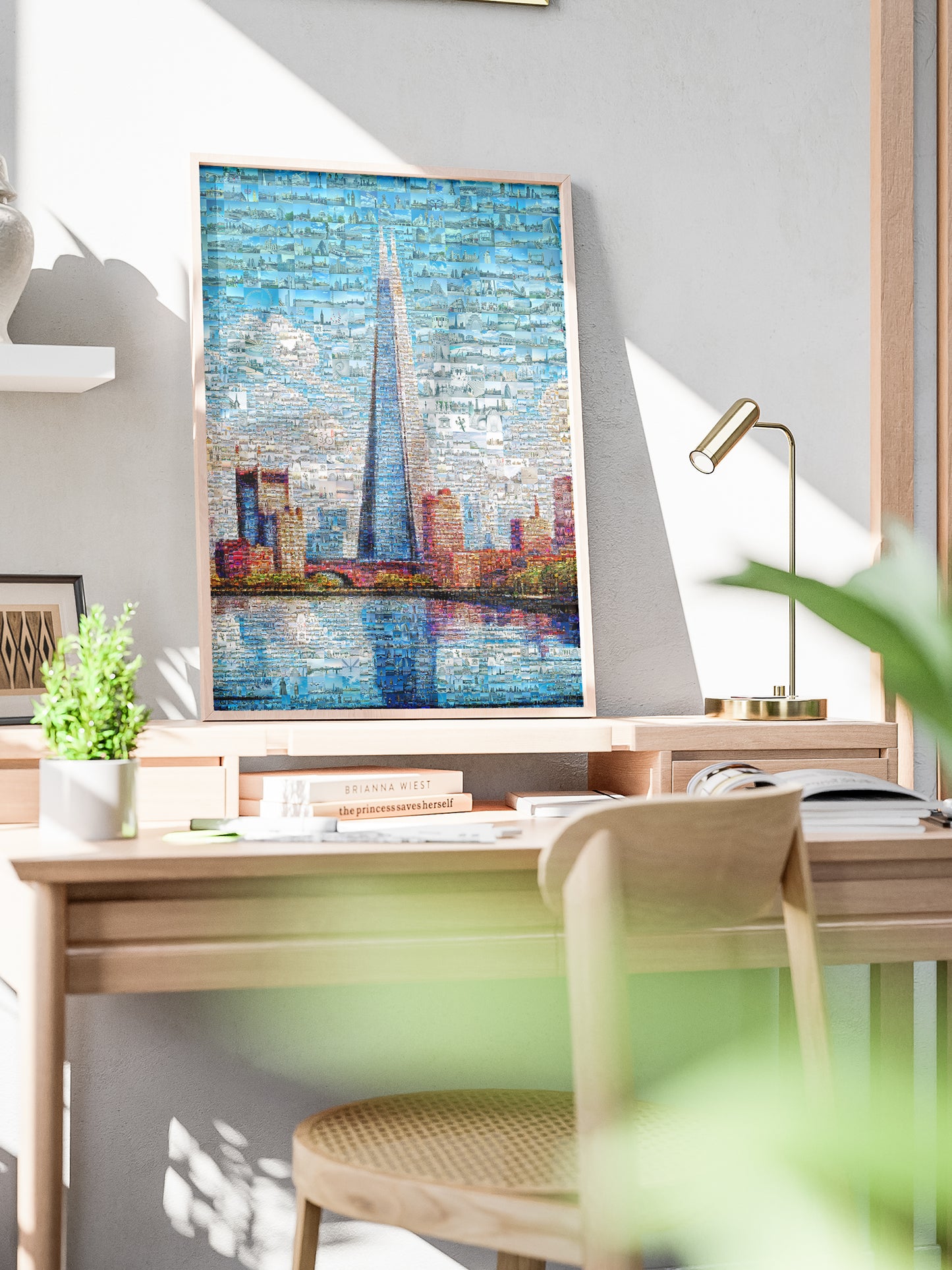 Stunning Mosaic Artwork Featuring Famous Landmarks - Perfect for Home or Office Decor AtelierMosaics