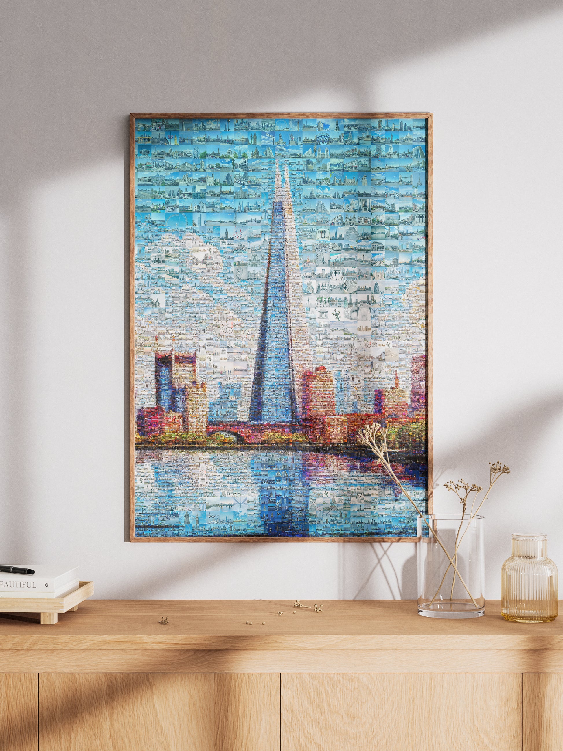 Stunning Mosaic Artwork Featuring Famous Landmarks - Perfect for Home or Office Decor AtelierMosaics