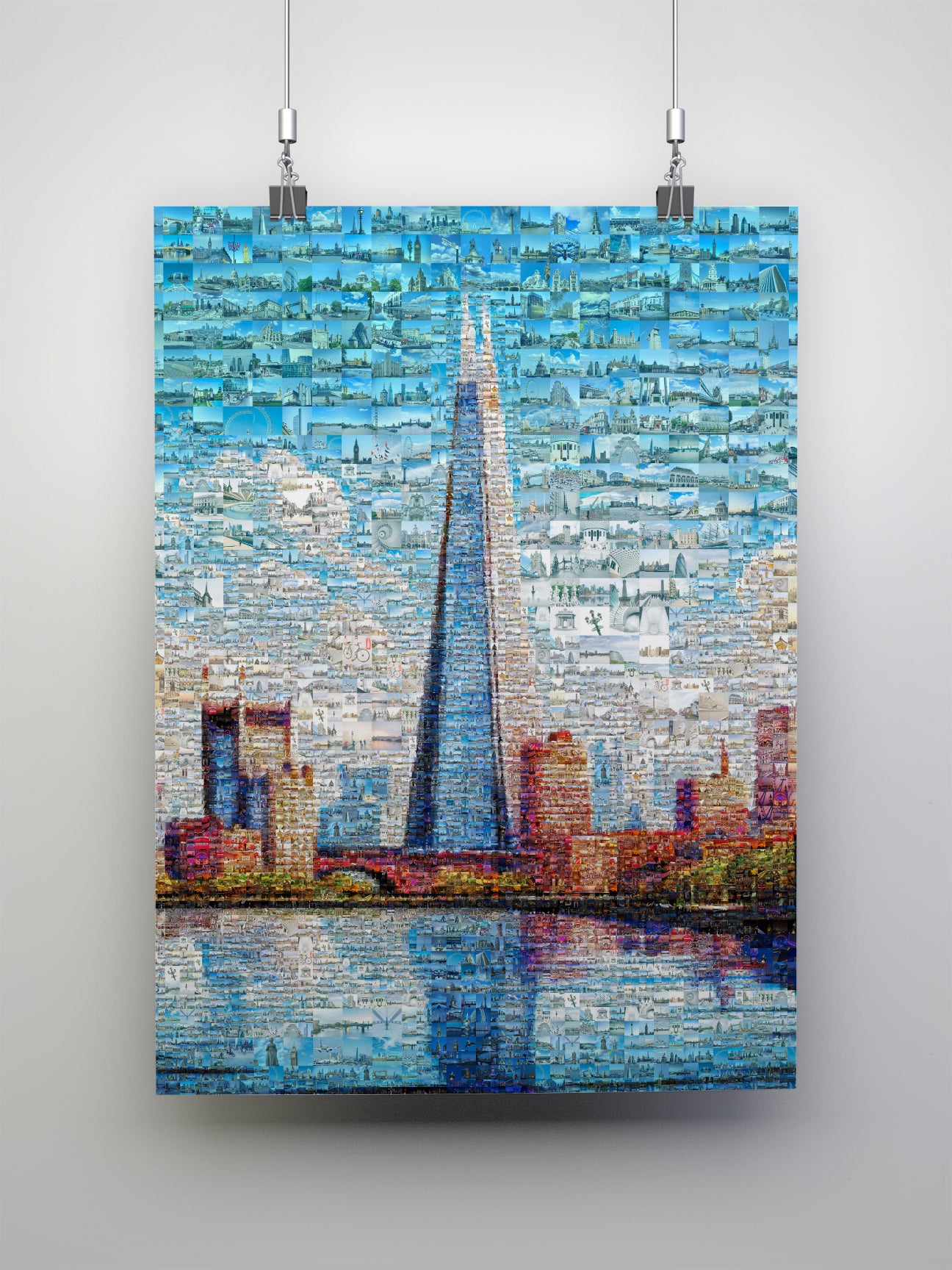 Stunning Mosaic Artwork Featuring Famous Landmarks - Perfect for Home or Office Decor AtelierMosaics