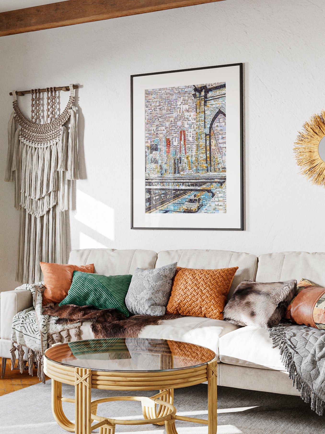 Stunning Mosaic Artwork of Iconic Landmarks | Unique Wall Decor for Art Lovers AtelierMosaics