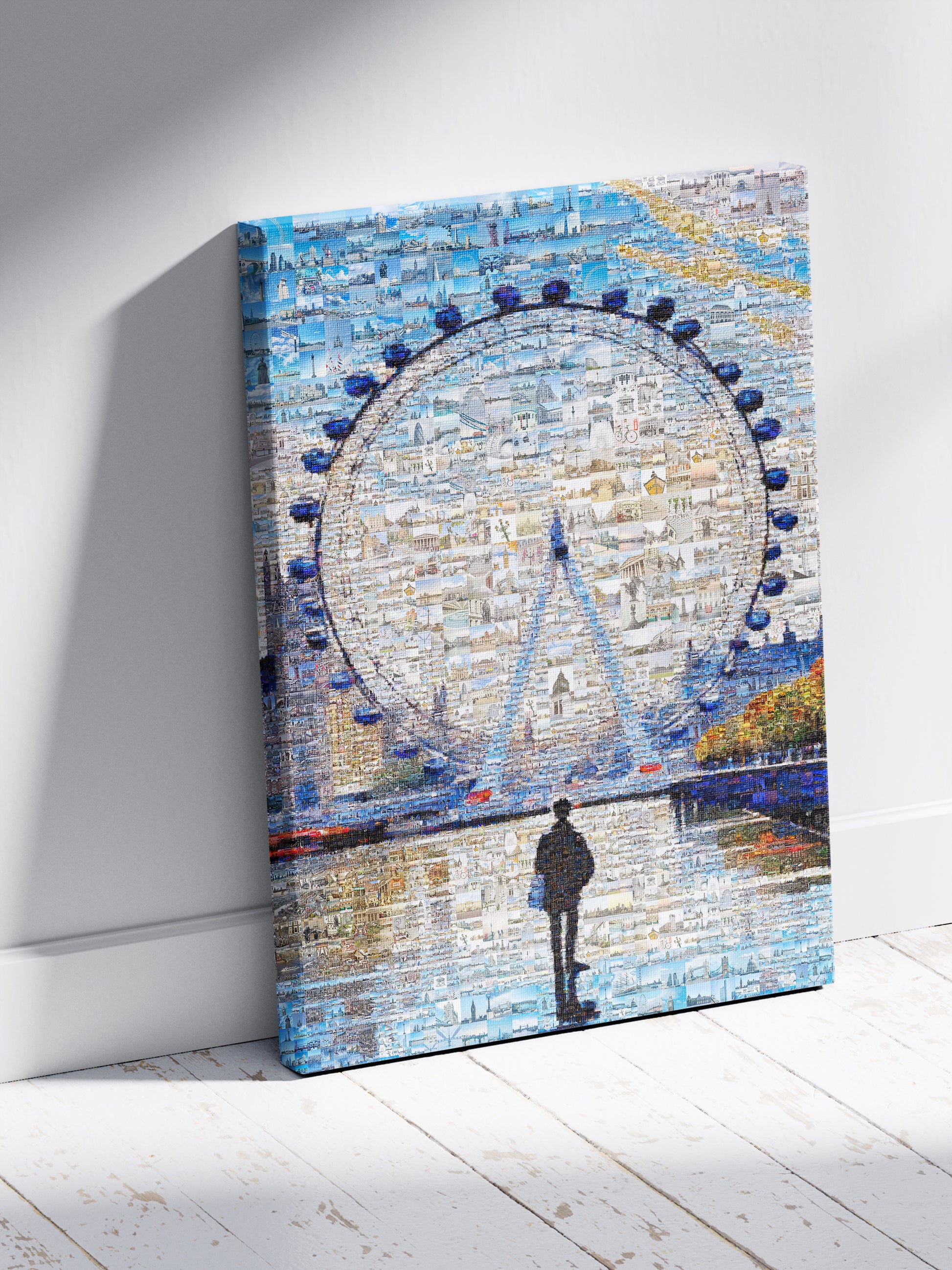 Stunning London Mosaic Artwork - A Vibrant Collage of Iconic Landmarks and Moments AtelierMosaics
