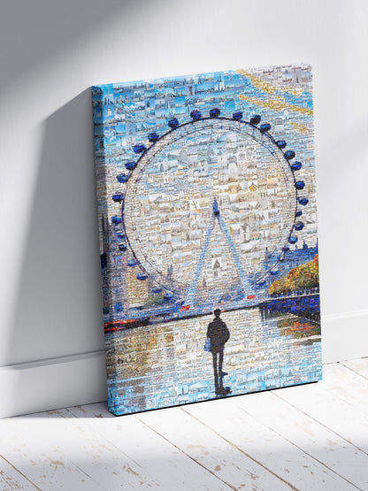 Stunning London Mosaic Artwork - A Vibrant Collage of Iconic Landmarks and Moments AtelierMosaics