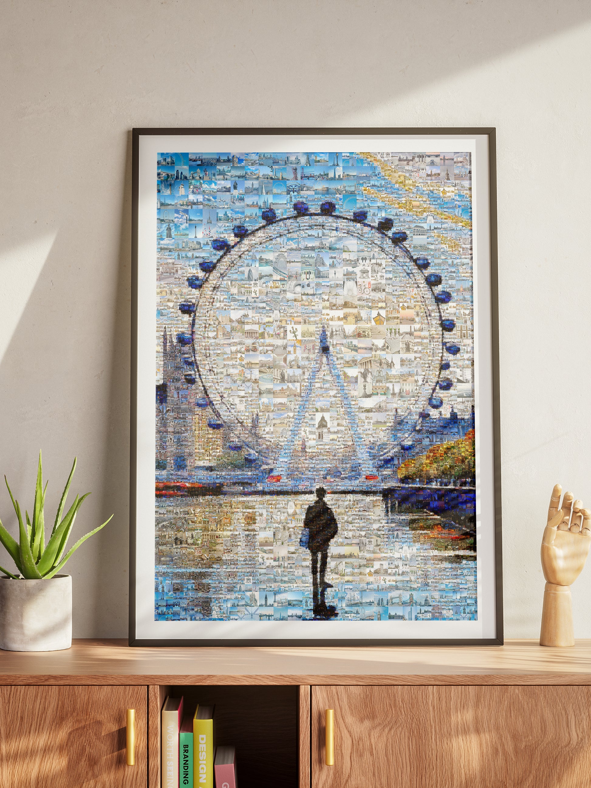 Stunning London Mosaic Artwork - A Vibrant Collage of Iconic Landmarks and Moments AtelierMosaics