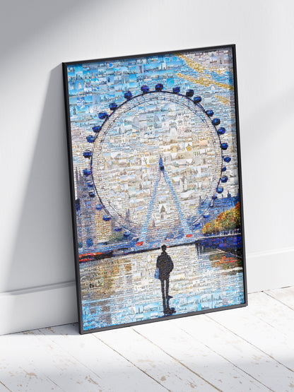 Stunning London Mosaic Artwork - A Vibrant Collage of Iconic Landmarks and Moments AtelierMosaics
