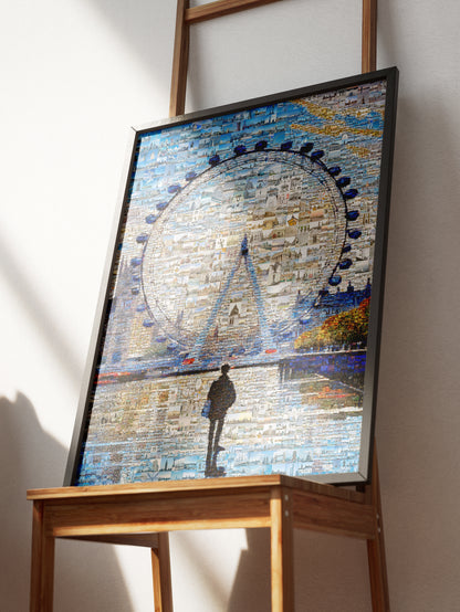 Stunning London Mosaic Artwork - A Vibrant Collage of Iconic Landmarks and Moments AtelierMosaics