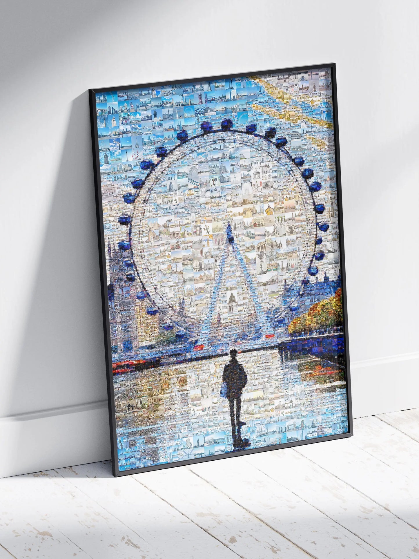 Stunning London Mosaic Artwork - A Vibrant Collage of Iconic Landmarks and Moments AtelierMosaics