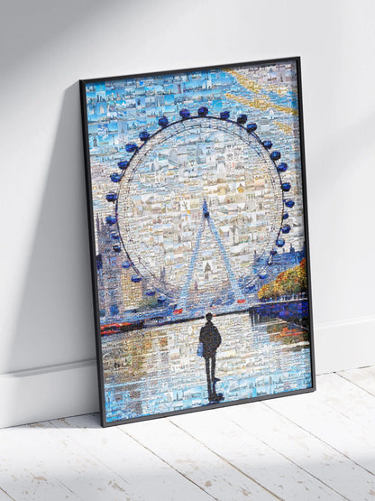 Stunning London Mosaic Artwork - A Vibrant Collage of Iconic Landmarks and Moments AtelierMosaics