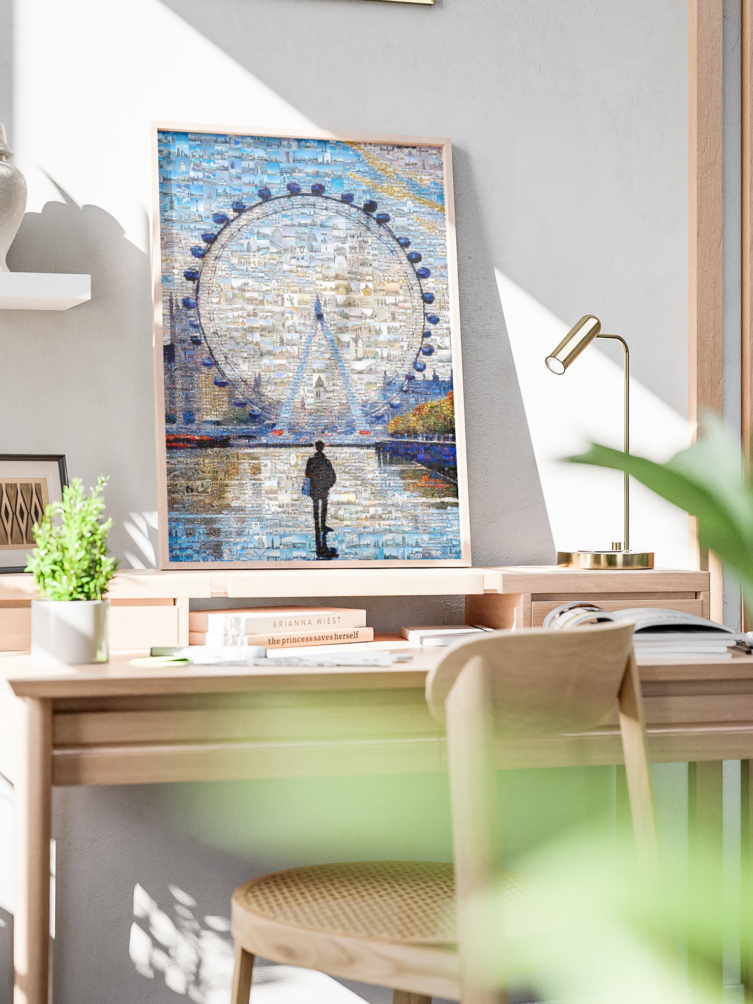 Stunning London Mosaic Artwork - A Vibrant Collage of Iconic Landmarks and Moments AtelierMosaics