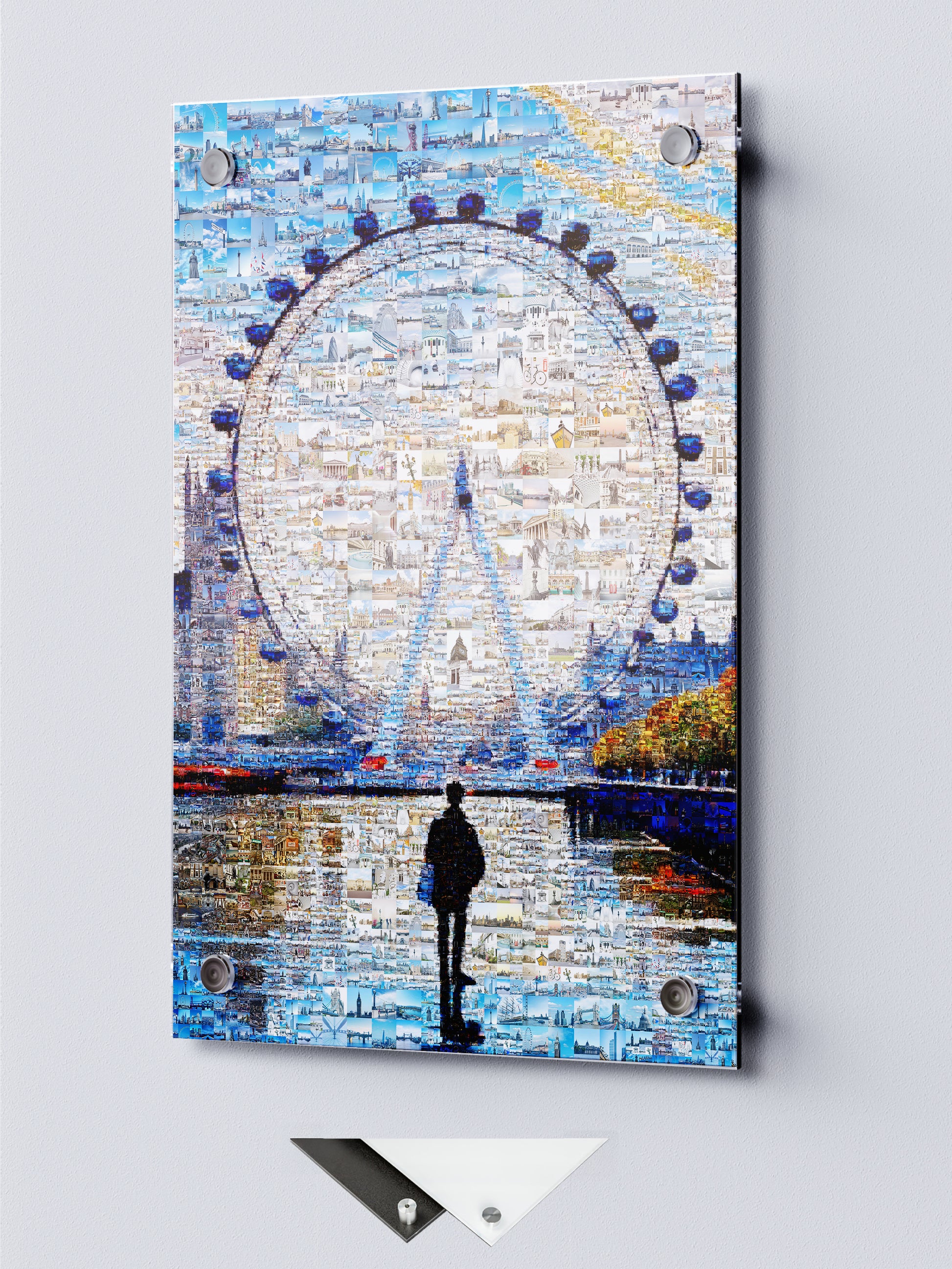 Stunning London Mosaic Artwork - A Vibrant Collage of Iconic Landmarks and Moments AtelierMosaics