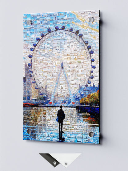 Stunning London Mosaic Artwork - A Vibrant Collage of Iconic Landmarks and Moments AtelierMosaics
