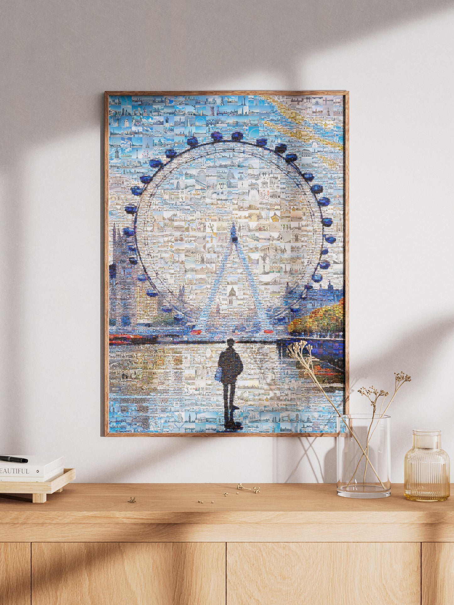 Stunning London Mosaic Artwork - A Vibrant Collage of Iconic Landmarks and Moments AtelierMosaics