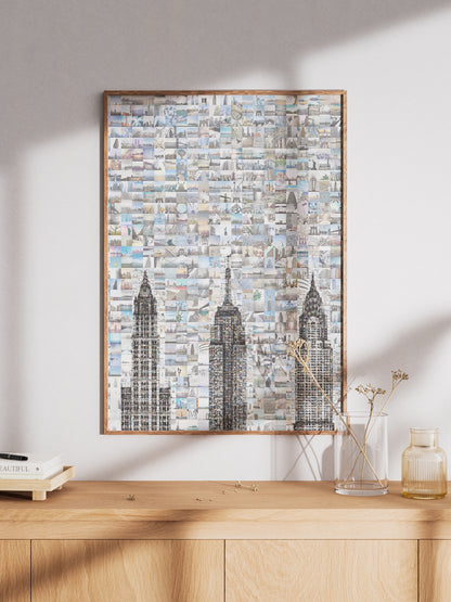 Stunning Mosaic Artwork of Iconic Skylines – Unique Urban Art for Your Space AtelierMosaics