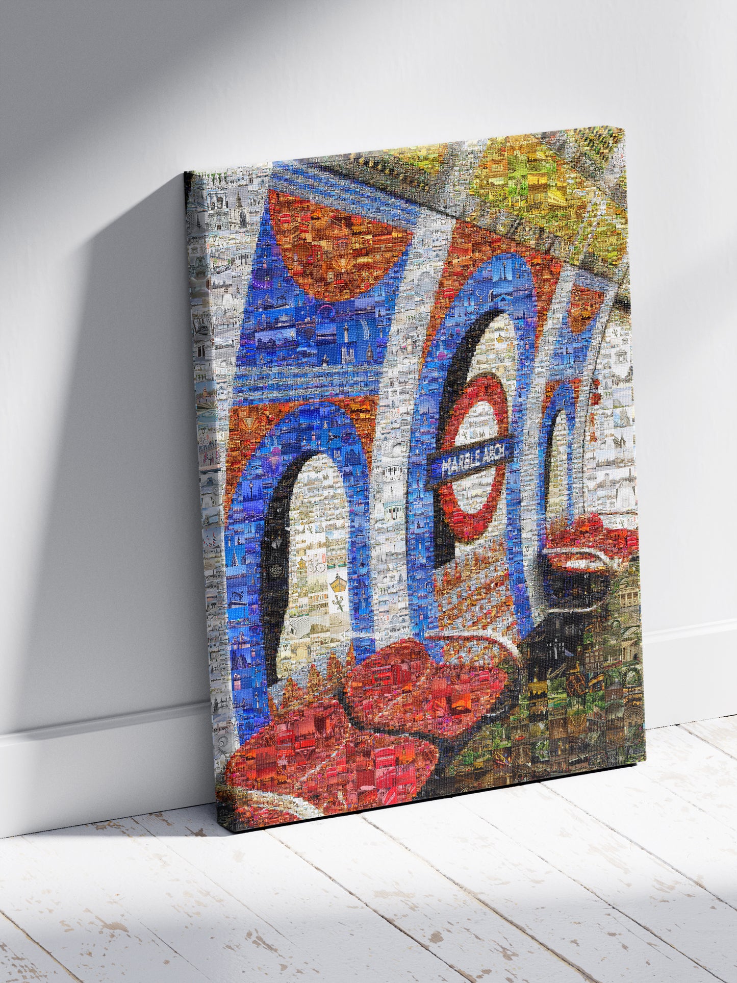 Stunning London Eye Mosaic Art: A Unique Collage of Iconic Landmarks and Cityscapes AtelierMosaics