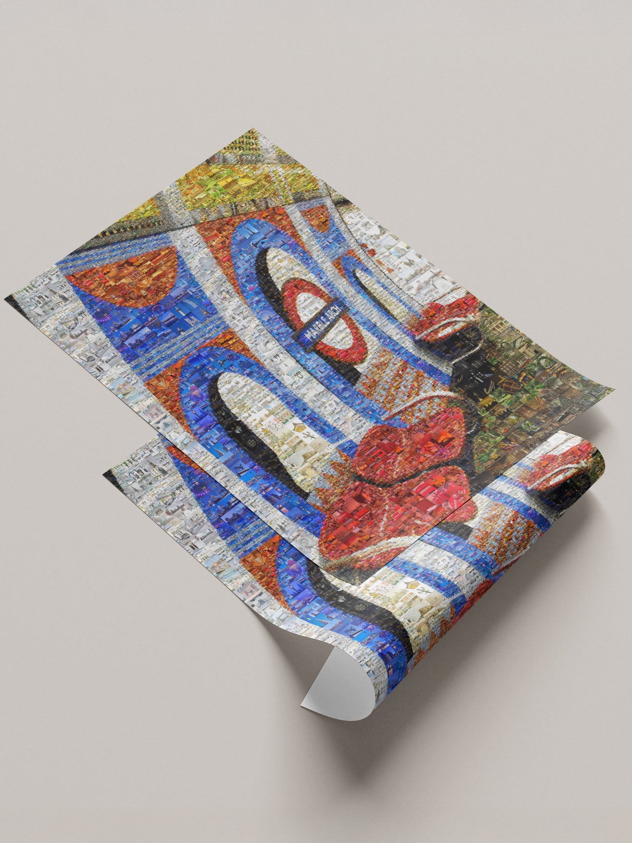 Stunning London Eye Mosaic Art: A Unique Collage of Iconic Landmarks and Cityscapes AtelierMosaics