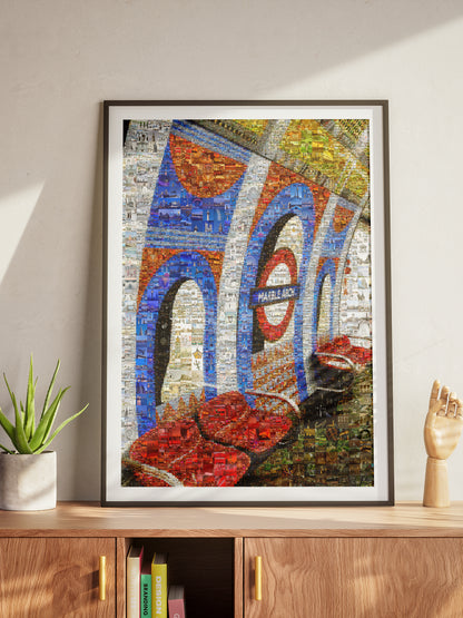 Stunning London Eye Mosaic Art: A Unique Collage of Iconic Landmarks and Cityscapes AtelierMosaics
