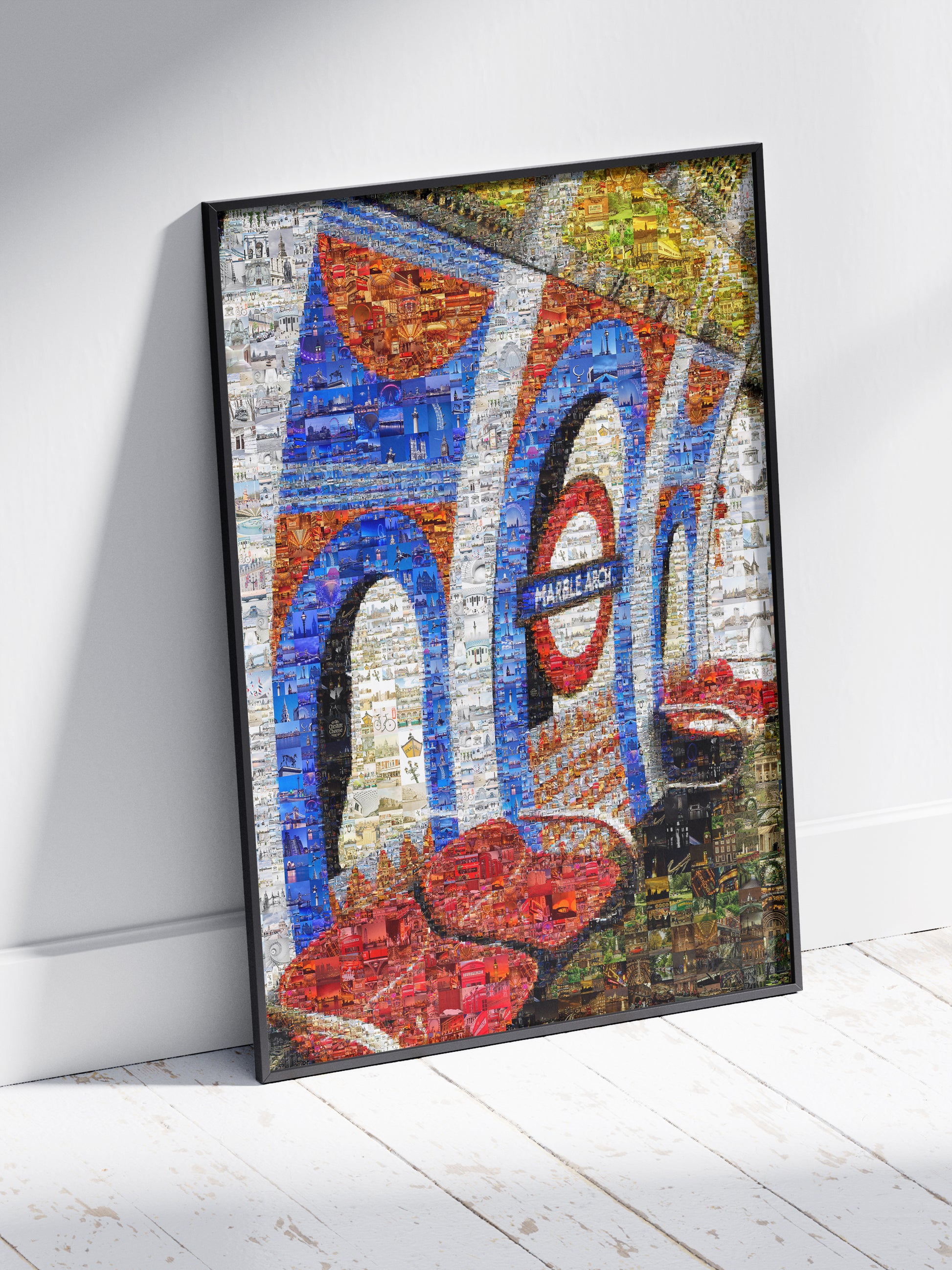 Stunning London Eye Mosaic Art: A Unique Collage of Iconic Landmarks and Cityscapes AtelierMosaics