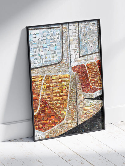 Stunning New York Skyline Mosaic Art Print - Unique Wall Decor for Home, Office & More AtelierMosaics
