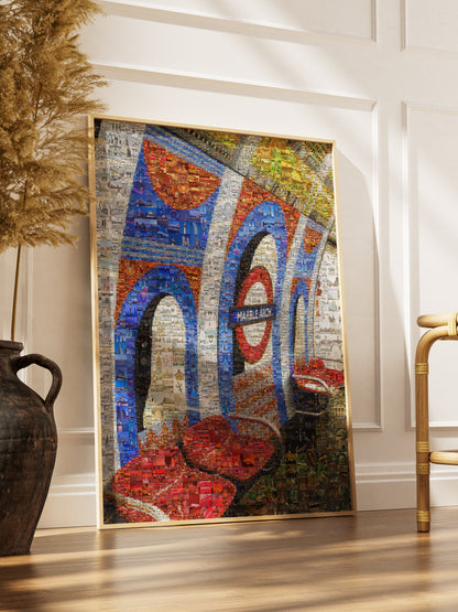 Stunning London Eye Mosaic Art: A Unique Collage of Iconic Landmarks and Cityscapes AtelierMosaics