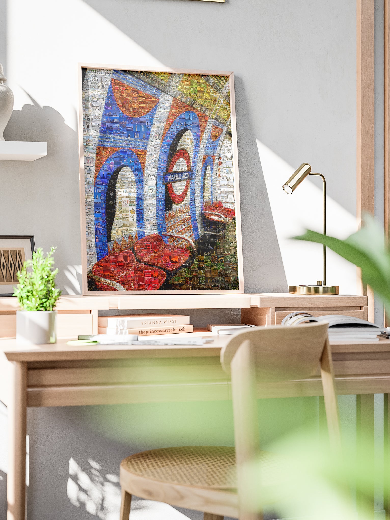 Stunning London Eye Mosaic Art: A Unique Collage of Iconic Landmarks and Cityscapes AtelierMosaics