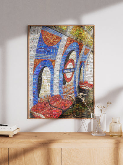 Stunning London Eye Mosaic Art: A Unique Collage of Iconic Landmarks and Cityscapes AtelierMosaics