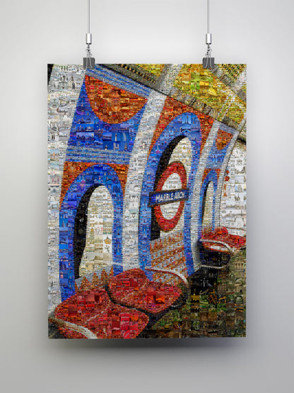 Stunning London Eye Mosaic Art: A Unique Collage of Iconic Landmarks and Cityscapes AtelierMosaics