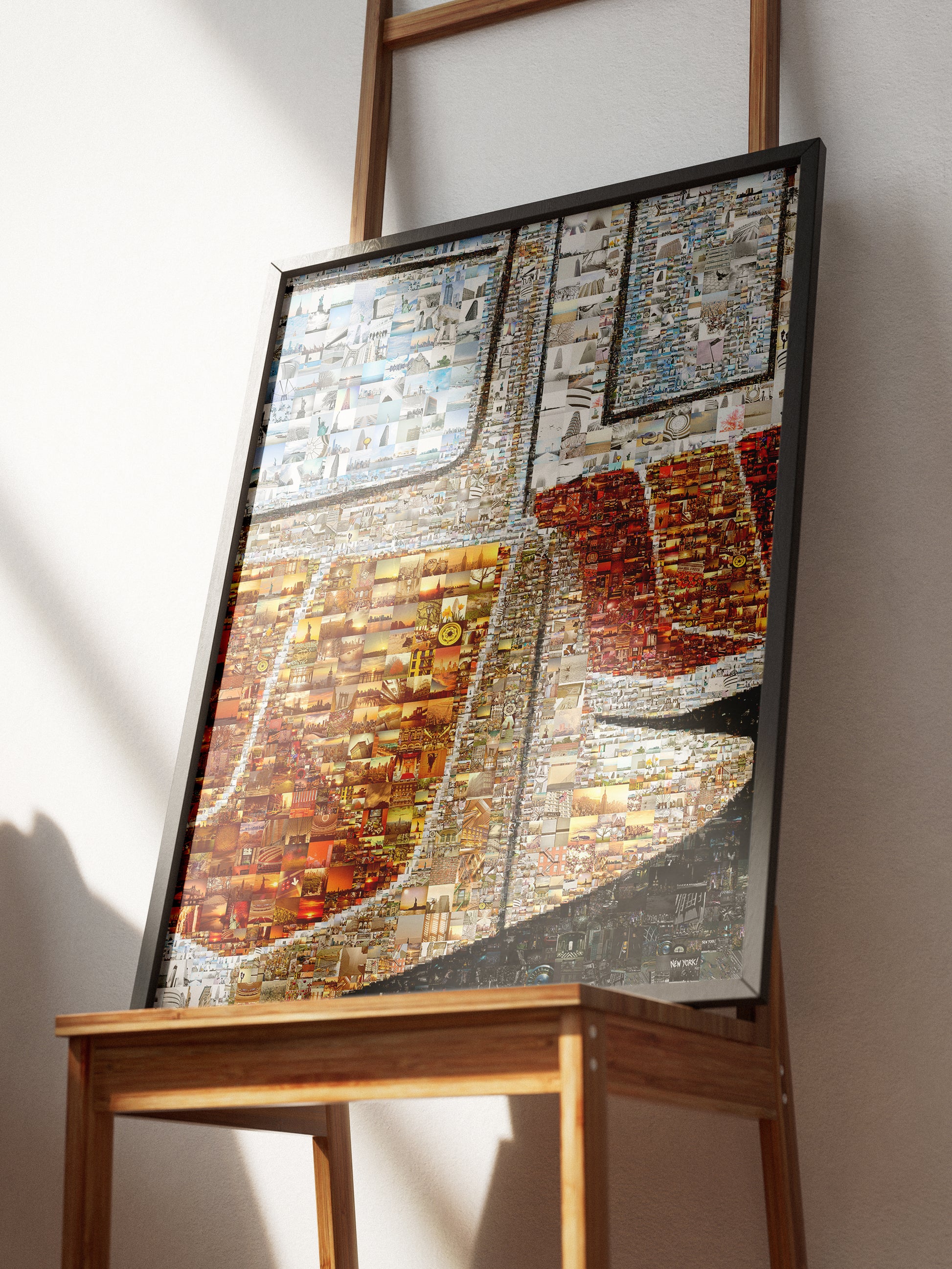 Stunning New York Skyline Mosaic Art Print - Unique Wall Decor for Home, Office & More AtelierMosaics