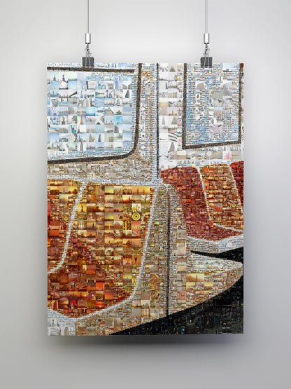 Stunning New York Skyline Mosaic Art Print - Unique Wall Decor for Home, Office & More AtelierMosaics