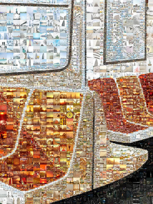 Stunning New York Skyline Mosaic Art Print - Unique Wall Decor for Home, Office & More AtelierMosaics